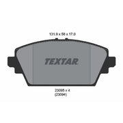 Textar Front Brake Pad Set 2309501