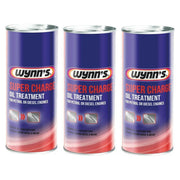 3x Wynns Super Charge Oil Treatment Additive 425ml For Petrol & Diesel Engine Wynns - Dynamic Drive