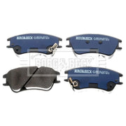 Borg & Beck Front Brake Vented Discs & Pads fits Hyundai Amica 1998-2010 1.0 1.1