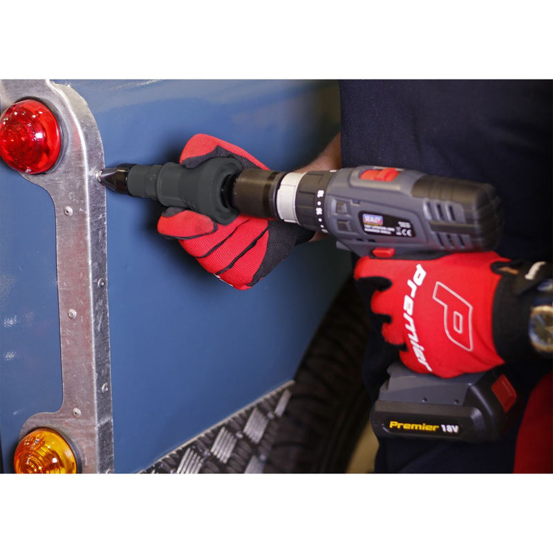 Sealey Riveter Adaptor Drill Powered DRA01 Sealey - Dynamic Drive