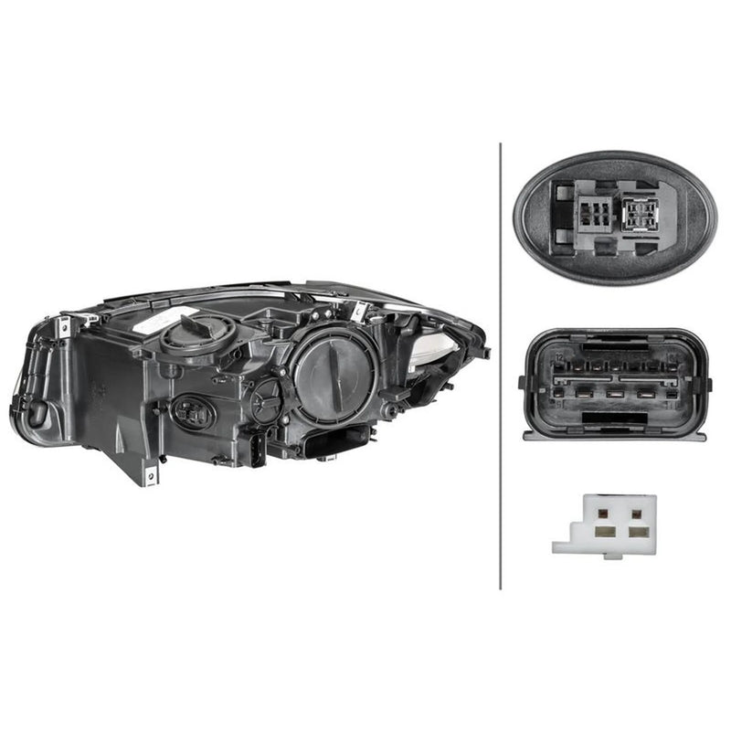 Hella Headlight Headlamp LED Right fits BMW 5 2009-2017