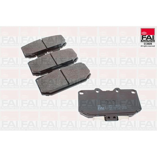 FAI Front Brake Pad Set fits Nissan Fairlady Z 1990-1995 3.0