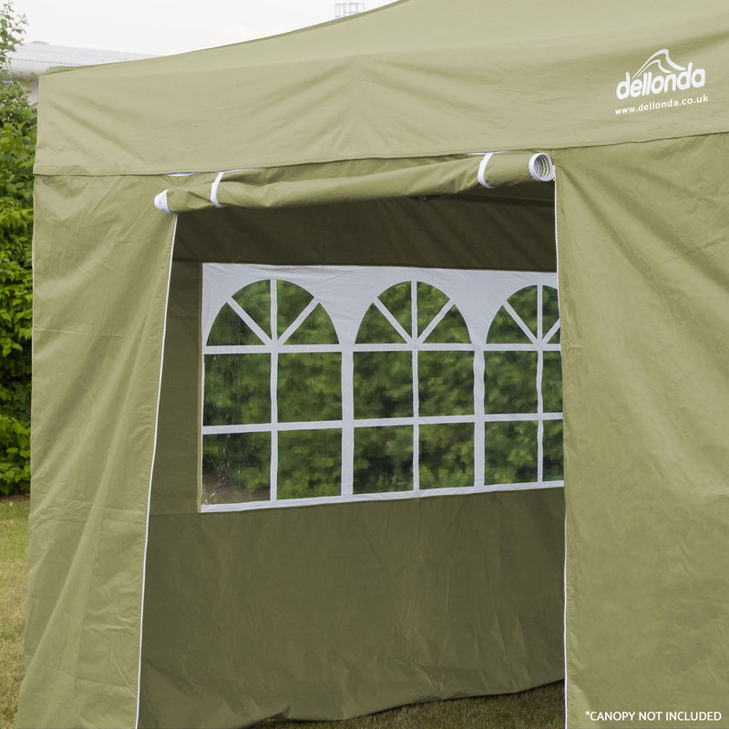 Dellonda Premium Fabric Side Panels - Beige Dellonda  - Dynamic Drive