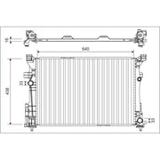 Valeo Engine Radiator 701133