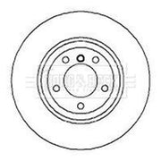 Borg & Beck Front Vented & Rear Vented Brake Discs & Pads fits BMW 3 1999-2007