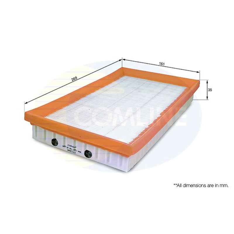 Comline Engine Air Filter fits Toyota Corolla 1999-2001 1.4 1.6