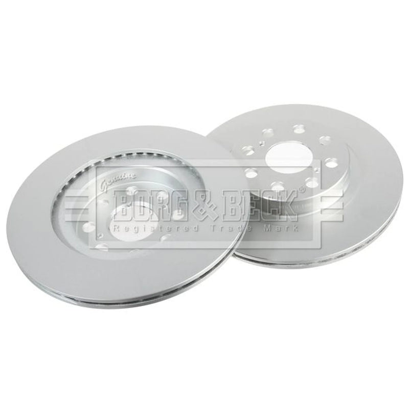 Borg & Beck Rear Brake Vented Discs & Pads fits Toyota MR2 III 1999-2007 1.8