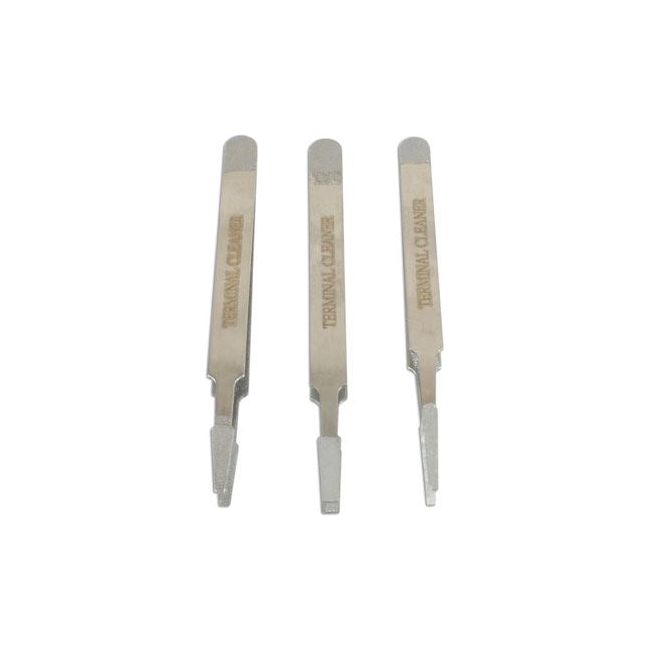 Laser Diamond Terminal Cleaner Set 3pc 6546 Laser - Dynamic Drive