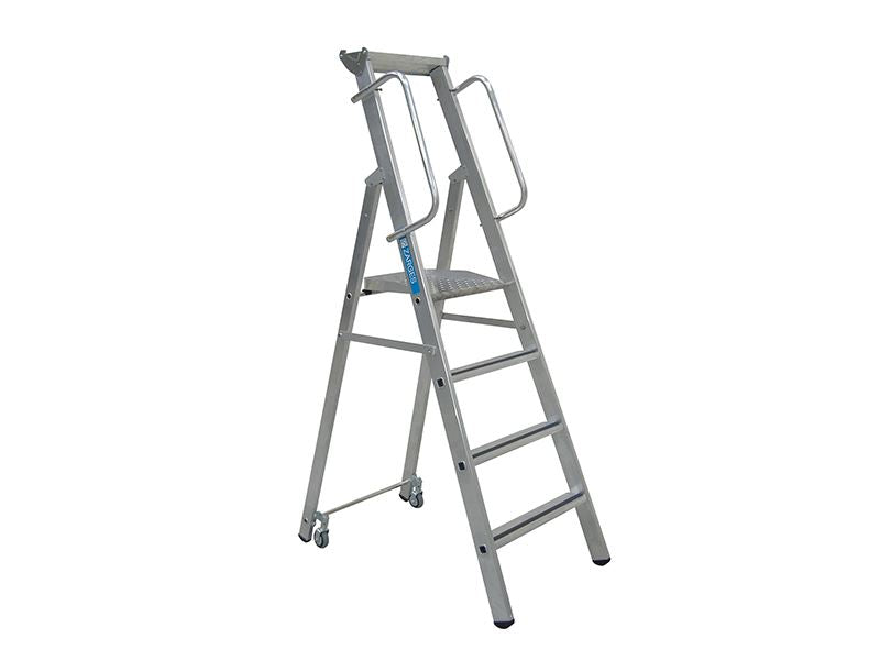 Zarges Mobile Mastersteps, Platform Height 1.06m 4 Rungs Zarges - Dynamic Drive