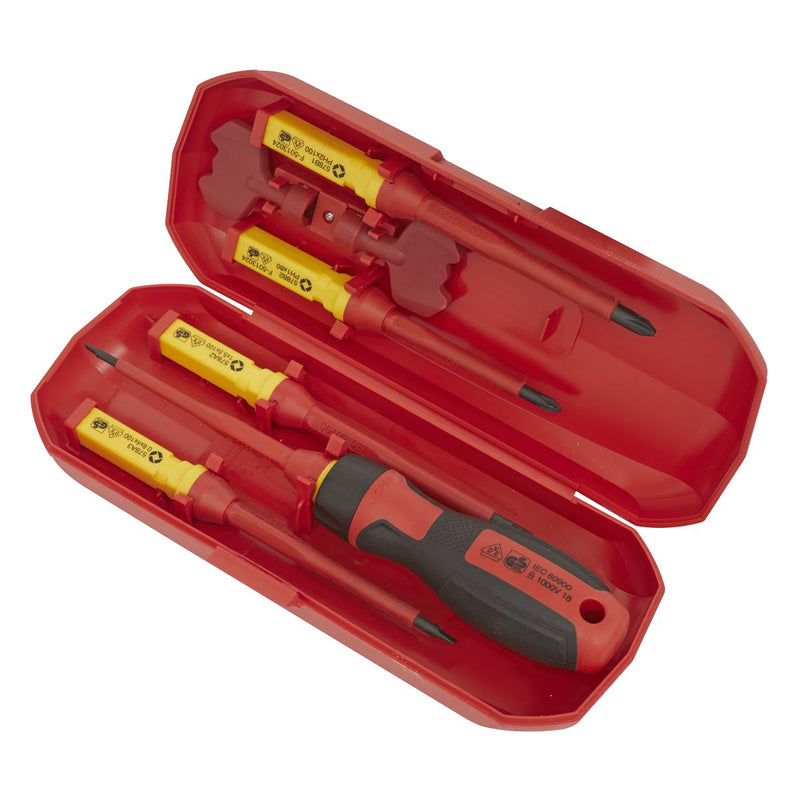 Sealey Premier Premier Interchangeable Screwdriver Set 8pc - VDE Approved Sealey Premier - Dynamic Drive