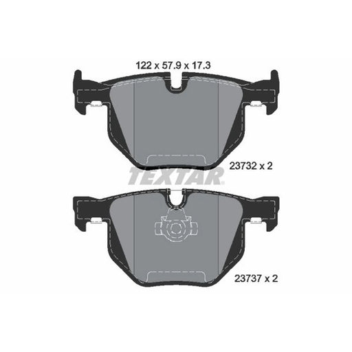 Textar Rear Brake Pad Set 2373201