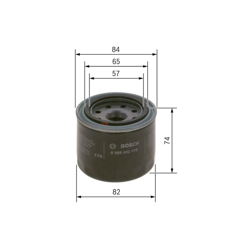 Bosch Engine Oil Filter 0 986 452 016 OE 5012574 25011354 25011441 25014155