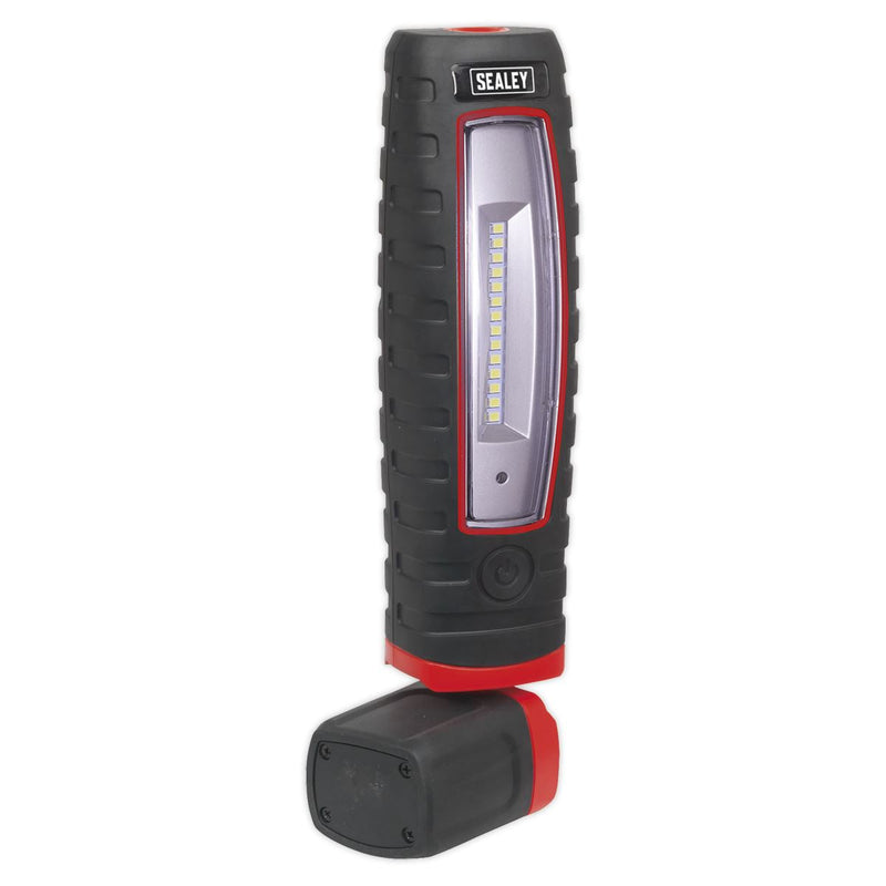 Sealey Rechargeable 360 Inspection Light 14 SMD LED & 3W SMD LED Black Lithium-i Sealey - Dynamic Drive