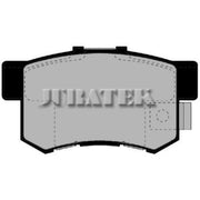 Juratek Front & Rear Brake Discs & Pads fits Honda Civic VII 2000-2005 1.4 1.6