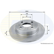 Comline Front & Rear Brake Discs & Pads fits Vauxhall Astravan Estate 2005 on