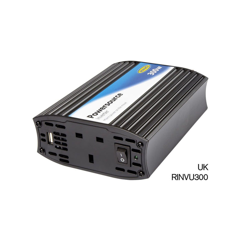 Ring RINVU300 Powersource 300w Inverter with USB Power Inverter Car DC 12V to 23 Ring Automotive - Dynamic Drive