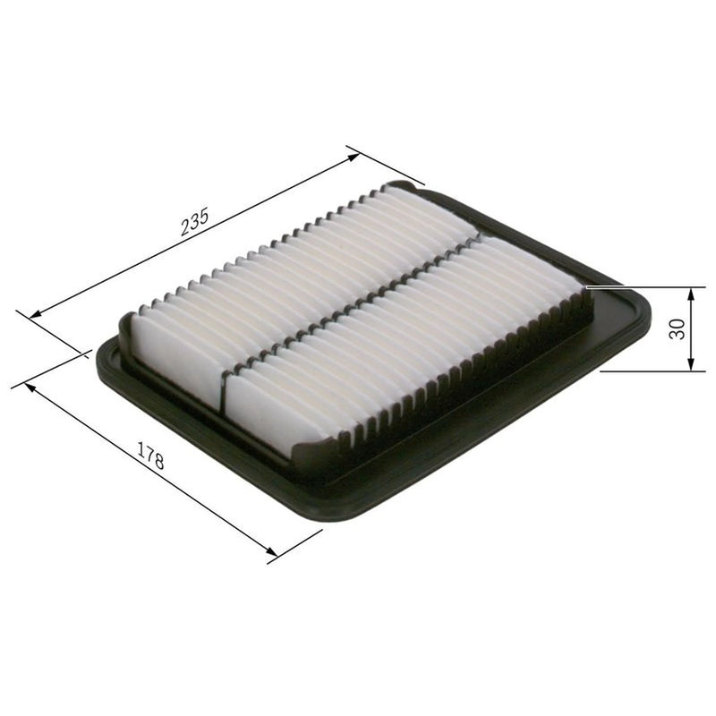 Bosch Engine Air Filter fits Hyundai I10 I 2007-2013 1.1
