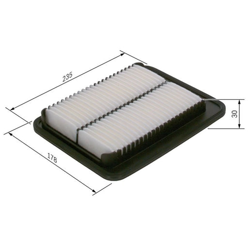 Bosch Engine Air Filter fits Hyundai I10 I 2007-2013 1.1