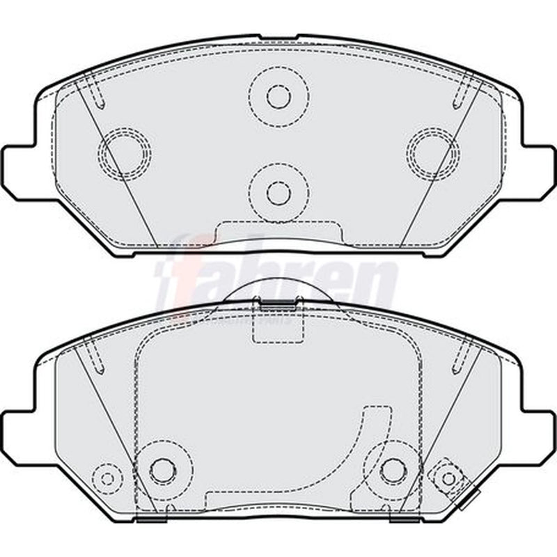 Fahren Front Brake Pad Set FBP3914