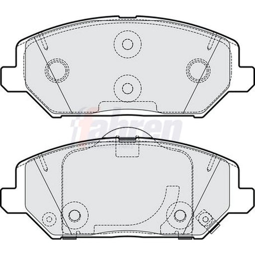 Fahren Front Brake Pad Set FBP3914