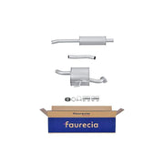 Hella End Silencer Rear fits Daihatsu Charade VI 2003 on 1.0