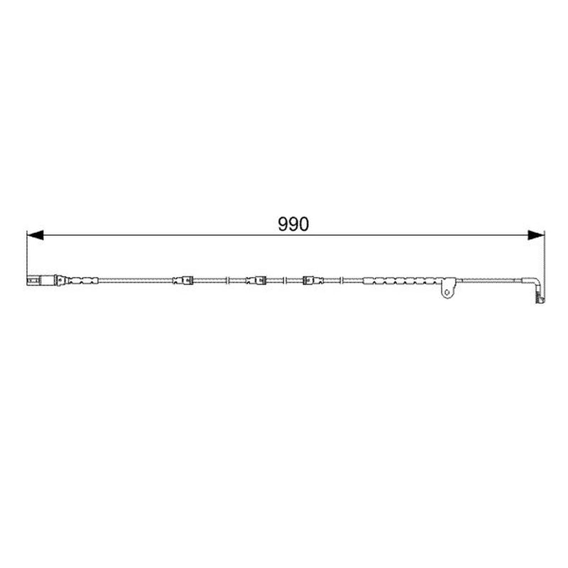 Bosch Brake Pad Wear Sensor Front 1 987 473 049