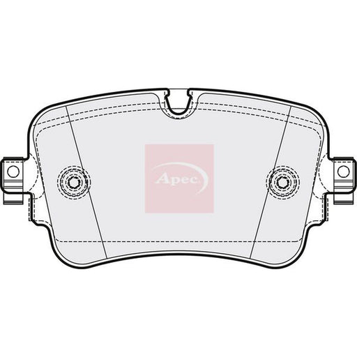 Apec Rear Brake Pad Set fits Audi A5 2024-2025 2.0