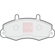 Apec Front Brake Pad Set fits Ford Transit 1991-2000 2.0 2.5