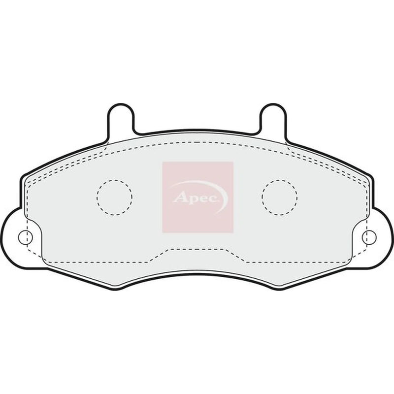 Apec Front Brake Pad Set PAD728