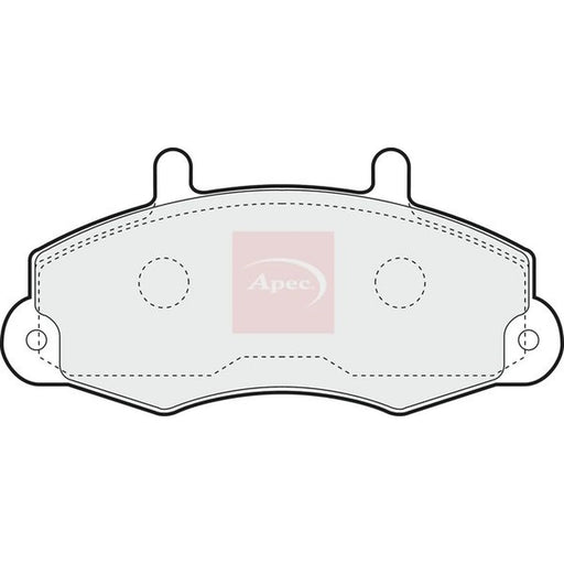 Apec Front Brake Pad Set PAD728