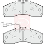 Apec Front Brake Pad Set fits Nissan Cabstar 2006-2013