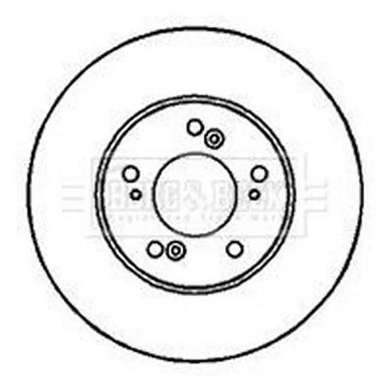 Borg & Beck Front & Rear Brake Discs & Pads fits Honda Integra 1993-2001 1.8
