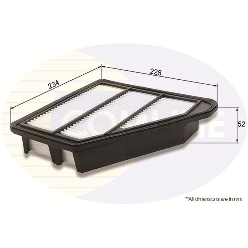 Comline Service Kit with Air, Oil & Cabin Filters fits Honda Civic IX 2012-2016