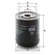MANN-FILTER Engine Oil Filter