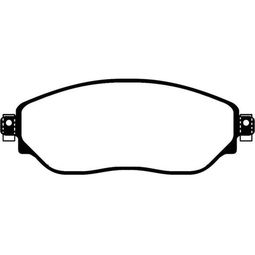Abtex Front Brake Pad Set fits Fiat Talento 2016 on 1.6