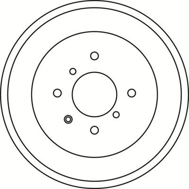 Abtex Brake Drum Assembly Rear fits Citroën C1 2005-2014 1.0 1.4