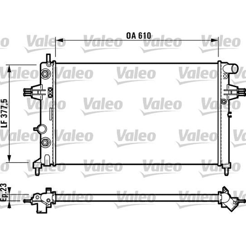 Valeo Engine Radiator 732549