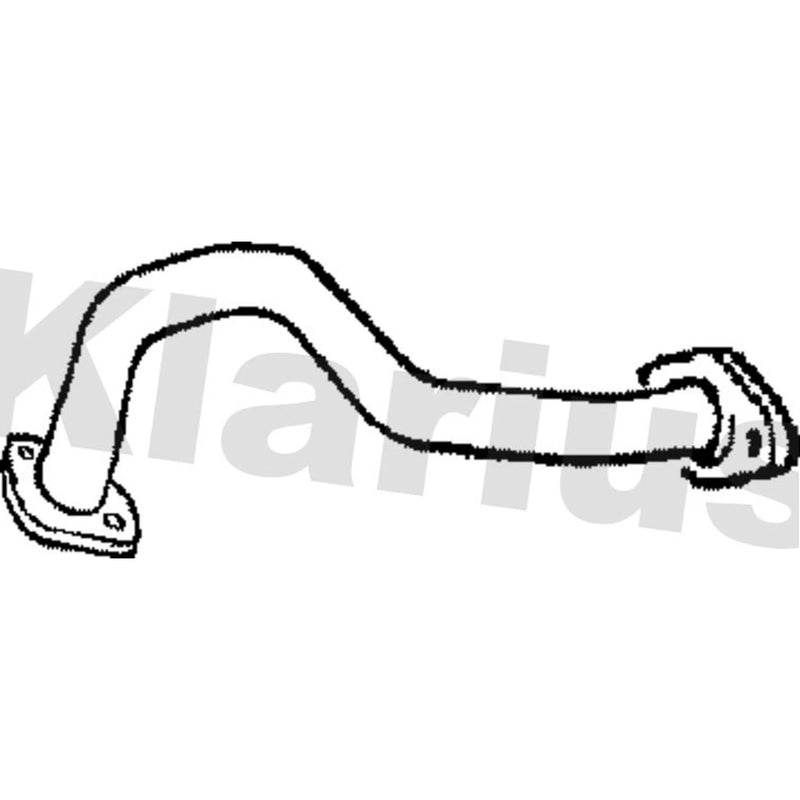 Klarius Exhaust Pipe OD fits Isuzu Trooper III 1998-2004 3.0