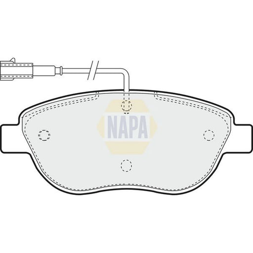 NAPA Front Brake Pad Set NBP1693