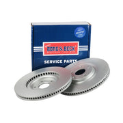 Borg & Beck 2 x Vented Front Brake Discs BBD6333