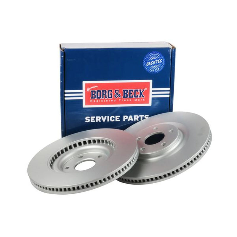 Borg & Beck 2 x Vented Front Brake Discs BBD6333