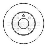 Borg & Beck Front & Rear Brake Discs & Pads fits VW Golf 1993-1999 1.8 1.9