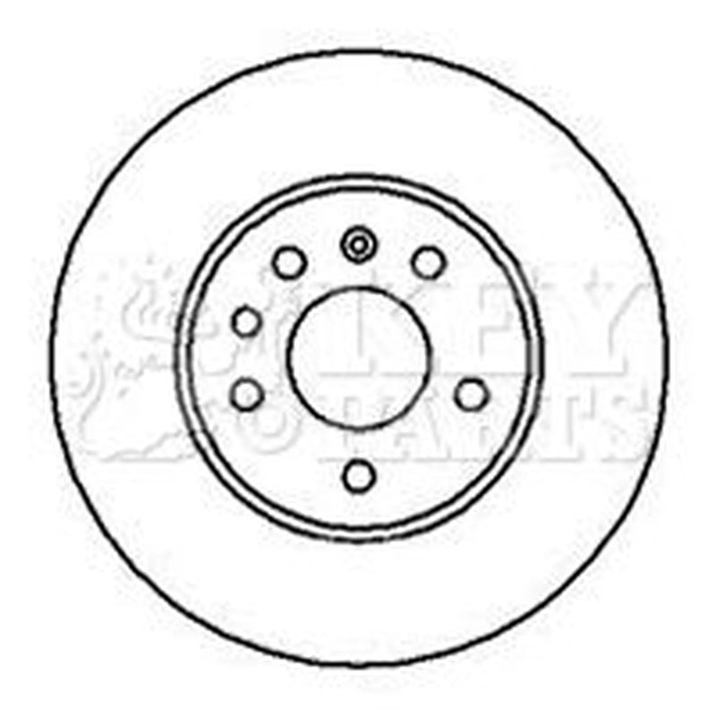 Key Parts Rear Brake Solid Discs & Pads fits Saab 9-5 1997-2009 2.0 2.2 2.3 3.0