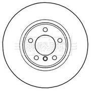 Borg & Beck Front Vented & Rear Vented Brake Discs & Pads fits BMW 3 2013-2016