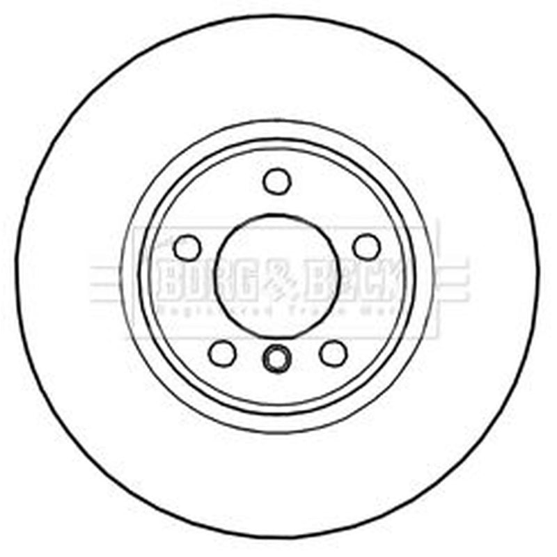 Borg & Beck Front Vented & Rear Vented Brake Discs & Pads fits BMW 3 2013-2016