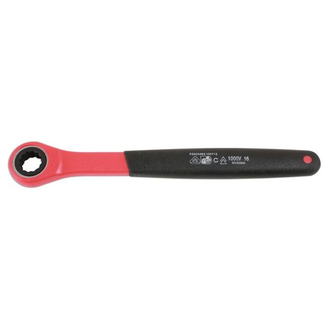 Laser Insulated Ratchet Ring Spanner 11mm 6881 Laser - Dynamic Drive