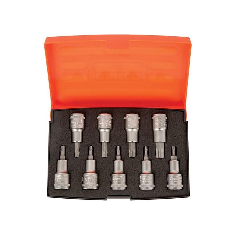 Bahco S9TORX 1/2in Drive Socket Set, 9 Piece Bahco - Town Tools