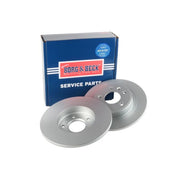 Borg & Beck Front & Rear Brake Discs & Pads fits Opel Astra J 2012-2015 1.7