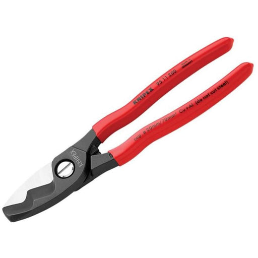 Knipex Cable Shears with Twin Cutting Edge PVC Grip 200mm Knipex - NN4 Online