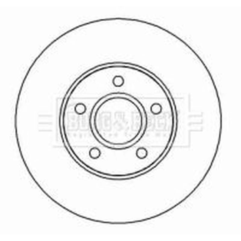Borg & Beck Front & Rear Brake Discs & Pads fits Volvo V40 2013-2019